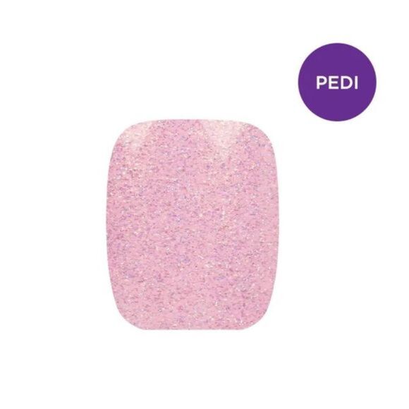 Color Street | Call Your Blush - soft rosy pink with gold glitter - Picture 6 of 9